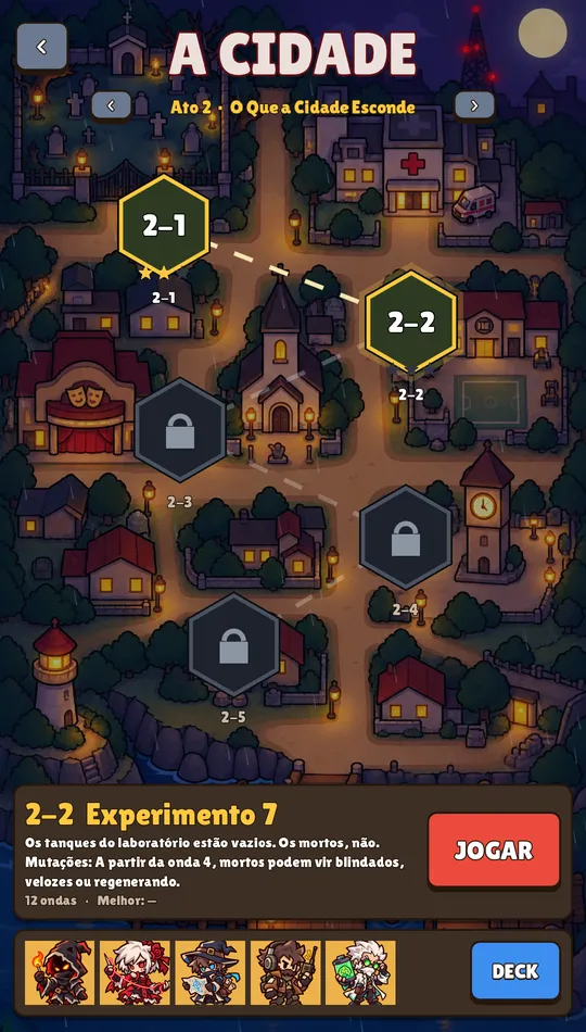 Mapa da campanha